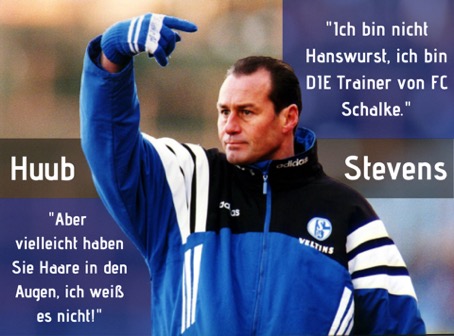 Huub Stevens — der S04 Jahrhunderttrainer im Januar 1998. Foto: Imago Images/Team 2